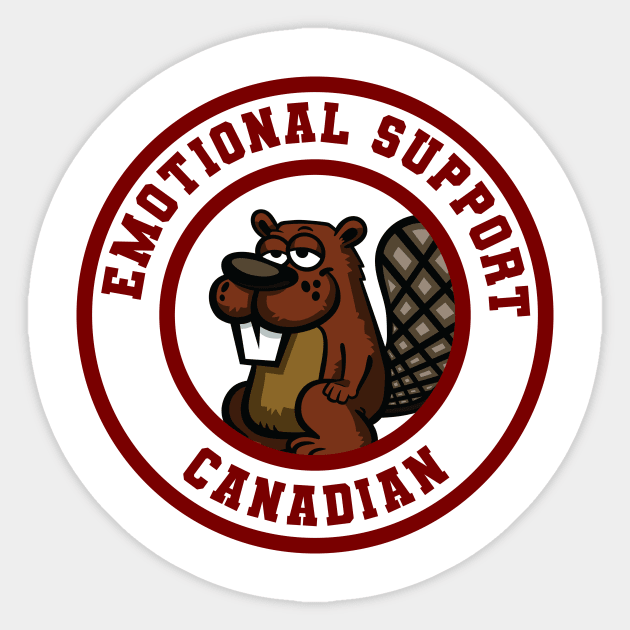 Emotional Support Canadian Sticker by ShawnaMac